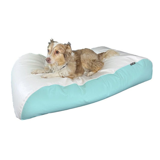 E - SeaRider Dog Bed Marine Bean Bag - E - SeaRider DGBDL - White - Seafoam - SS