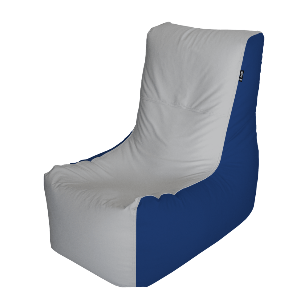 E - SeaRider Express Two Tone Color Wedge Marine Bean Bag - E - SeaRider LW - Gray - Navy - SS