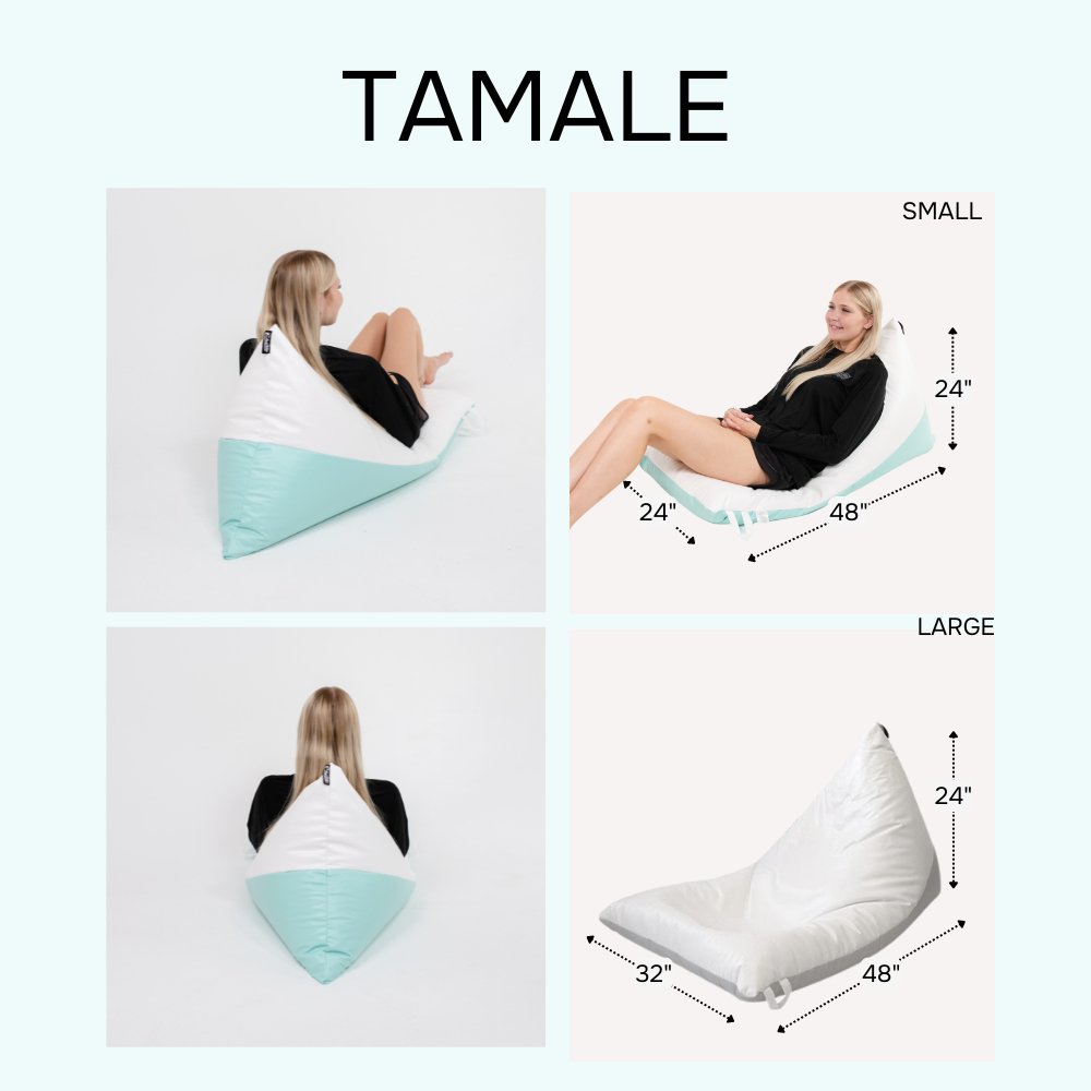 E - SeaRider Tamale Marine Bean Bag - E - SeaRider SM - TAM - White - White - SS