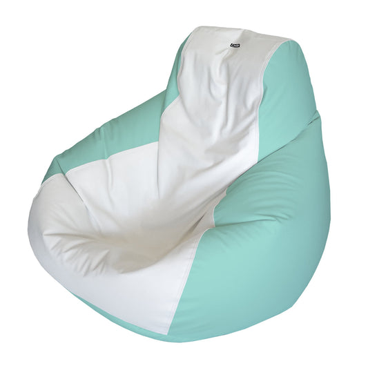 E - SeaRider Teardrop Marine Bean Bag - E - SeaRider LT - White - Seafoam - SS