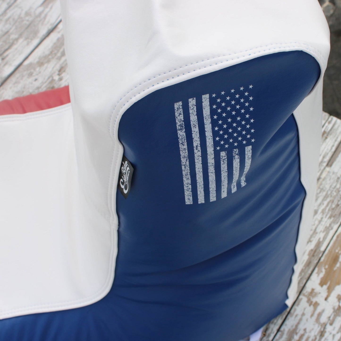 Patriot Wedge Marine Bean Bag - E - SeaRider SW - Red/White/Blue