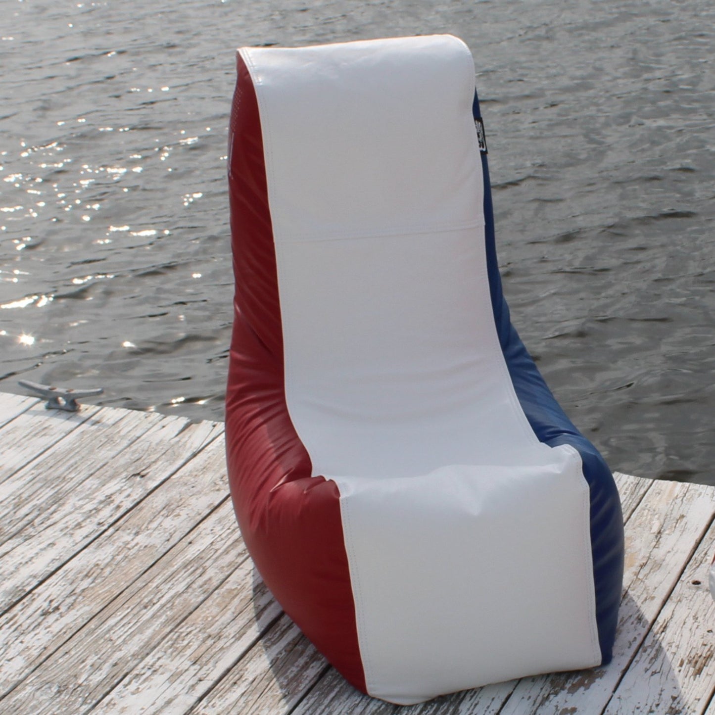 Patriot Wedge Marine Bean Bag - E - SeaRider SW - Red/White/Blue