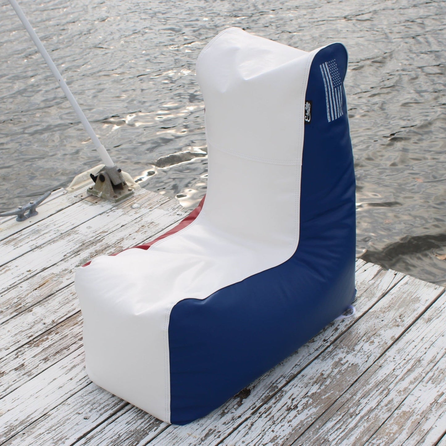 Patriot Wedge Marine Bean Bag - E - SeaRider SW - Red/White/Blue