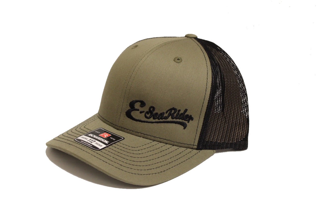 Army Green/Black Trucker Hat - E - SeaRider