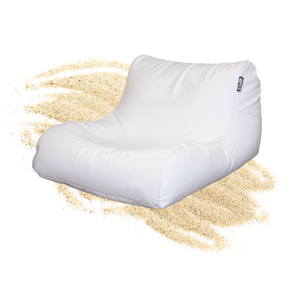 DUNE Beach Bean Bag Chair - E - SeaRider DUNE - White - White - SS