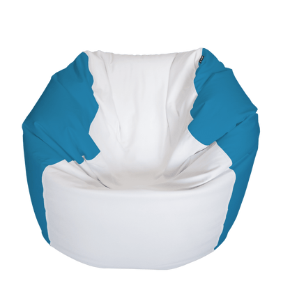 E - SeaRider Round Marine Bean Bag - E - SeaRider MR - White - Lagoon - SS