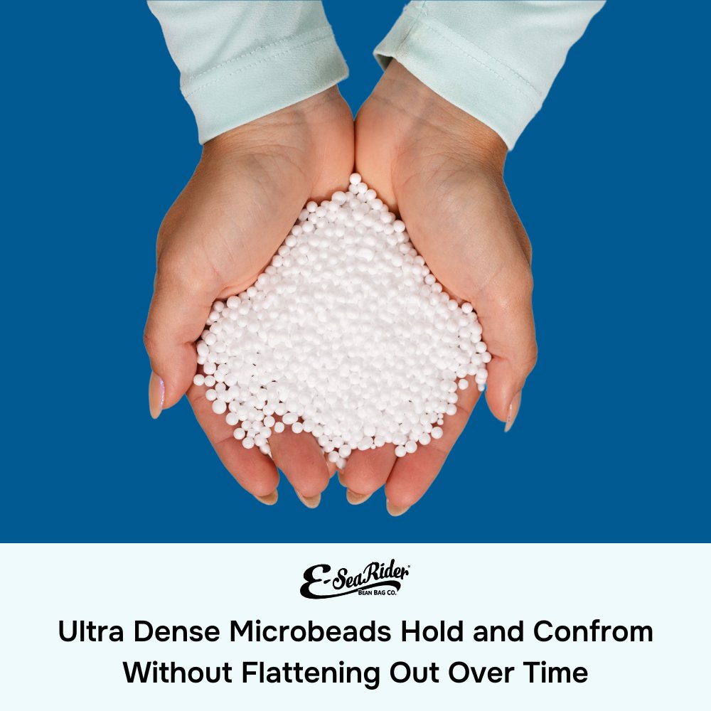 E - SeaRider Tamale Marine Bean Bag - E - SeaRider SM - TAM - White - Grey - SS