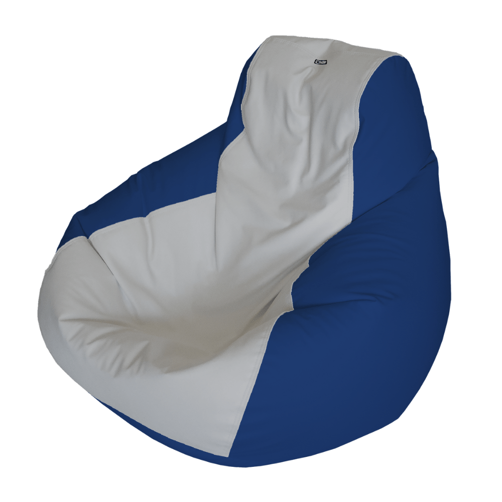 E - SeaRider Teardrop Express Two Tone Marine Bean Bag - E - SeaRider LT - Gray - Navy - SS