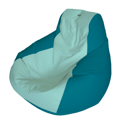 E - SeaRider Teardrop Express Two Tone Marine Bean Bag - E - SeaRider LT - Seafoam - Teal - SS