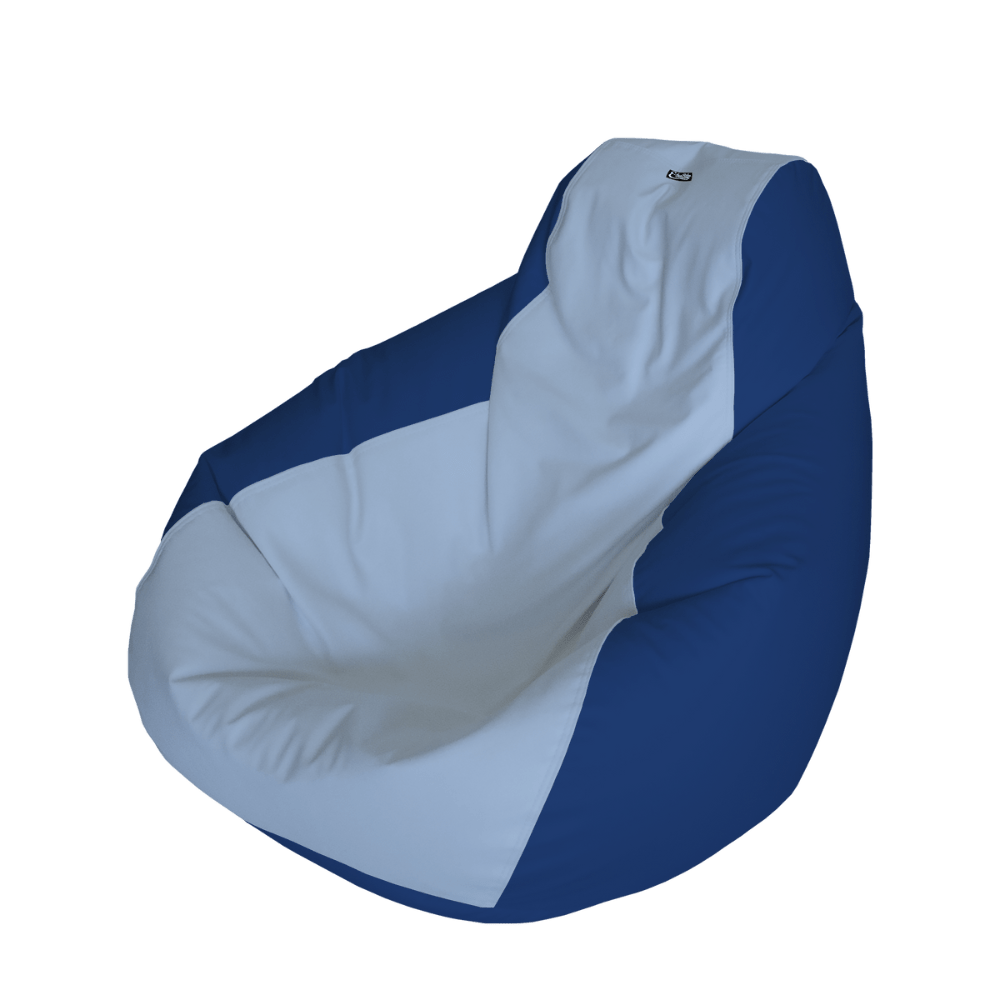 E - SeaRider Teardrop Express Two Tone Marine Bean Bag - E - SeaRider MT - Carolina Blue - Navy - SS