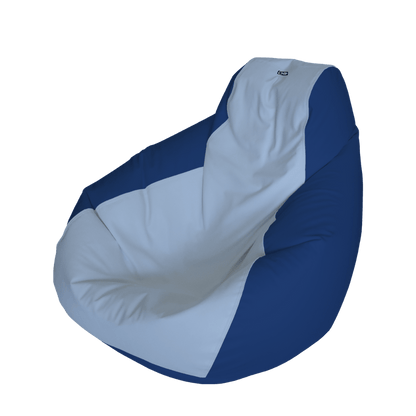 E - SeaRider Teardrop Express Two Tone Marine Bean Bag - E - SeaRider MT - Carolina Blue - Navy - SS