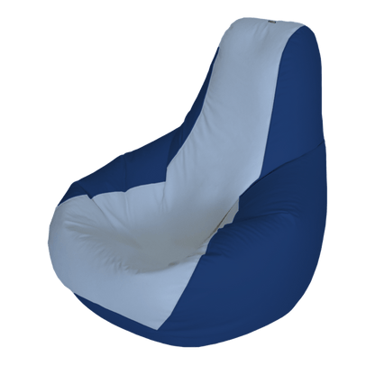 E - SeaRider Teardrop Express Two Tone Marine Bean Bag - E - SeaRider MTL - Carolina Blue - Navy - SS