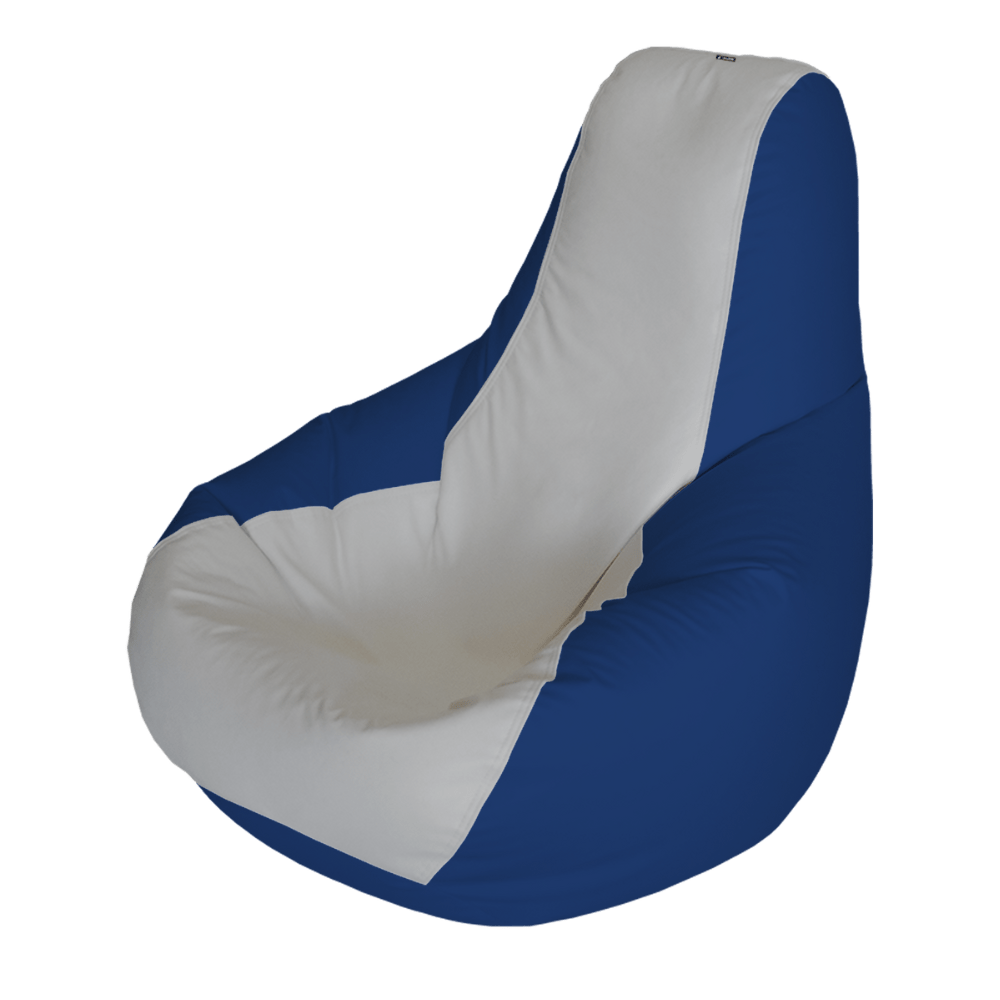 E - SeaRider Teardrop Express Two Tone Marine Bean Bag - E - SeaRider MTL - Gray - Navy - SS