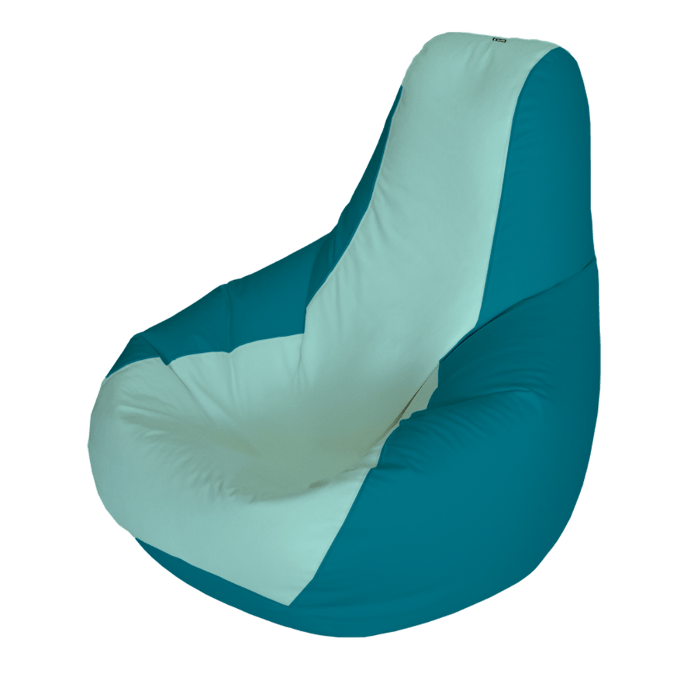 E - SeaRider Teardrop Express Two Tone Marine Bean Bag - E - SeaRider MTL - Seafoam - Teal - SS