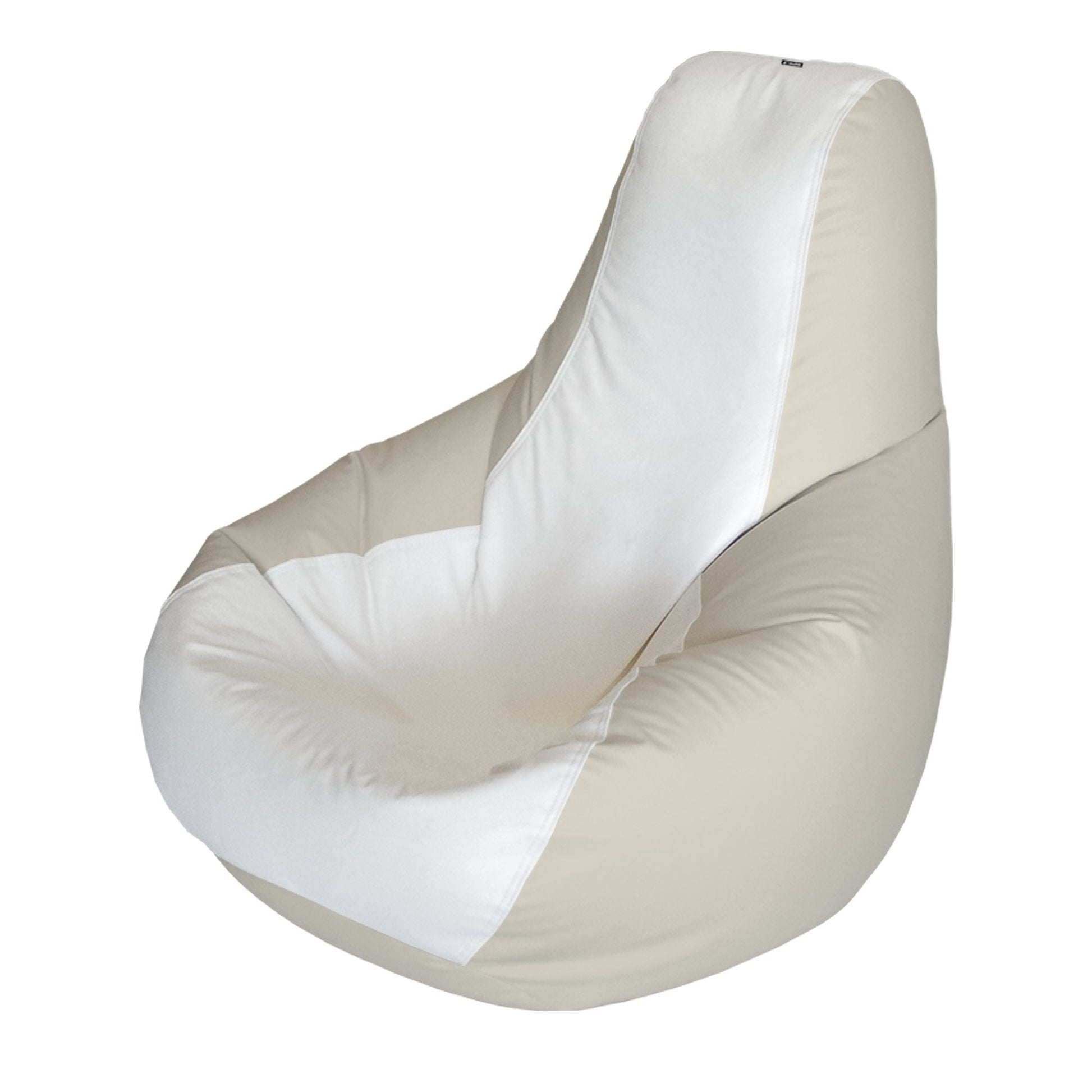 E - SeaRider Teardrop Marine Bean Bag - E - SeaRider MTL - White - Beige - SS