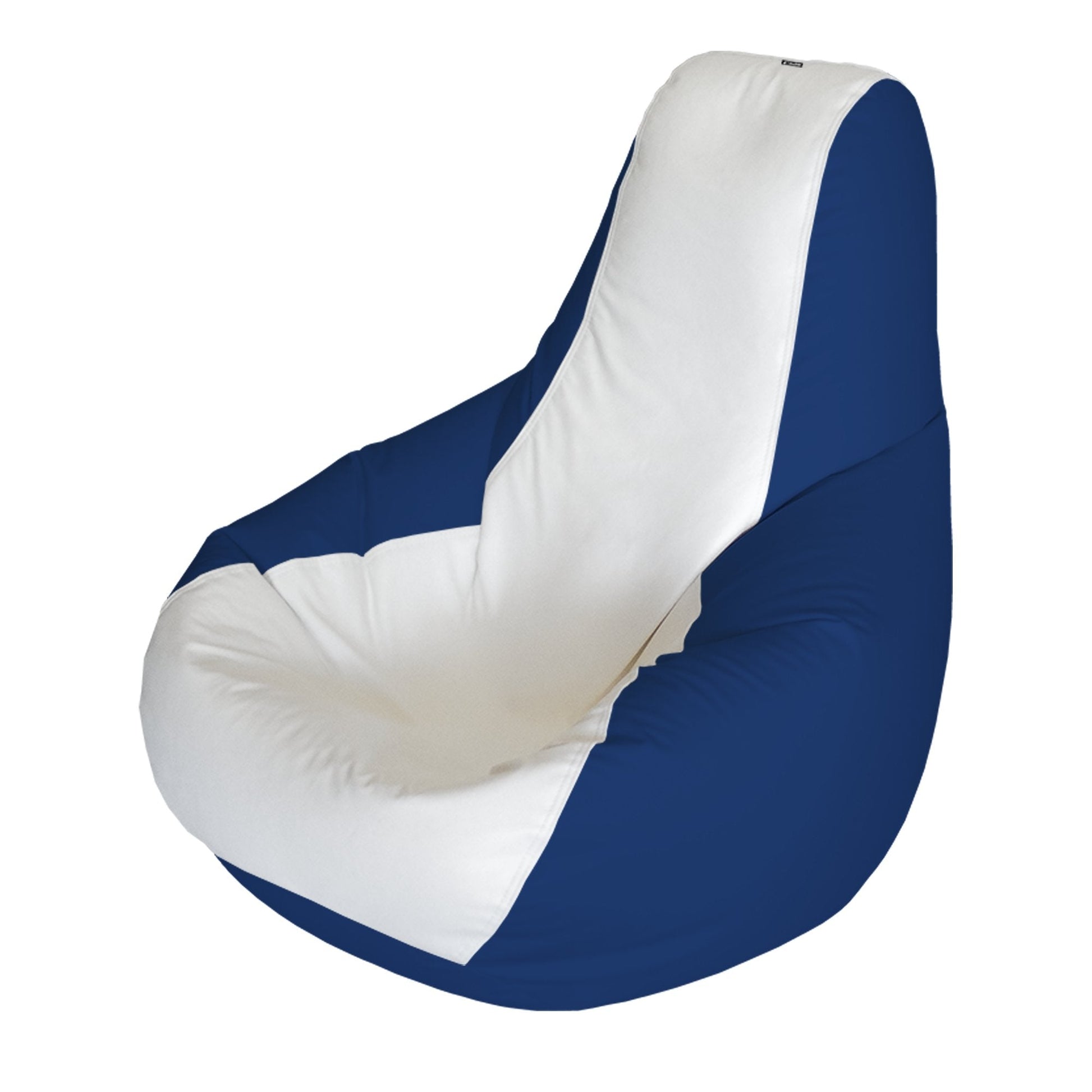 E - SeaRider Teardrop Marine Bean Bag - E - SeaRider MTL - White - Navy - SS