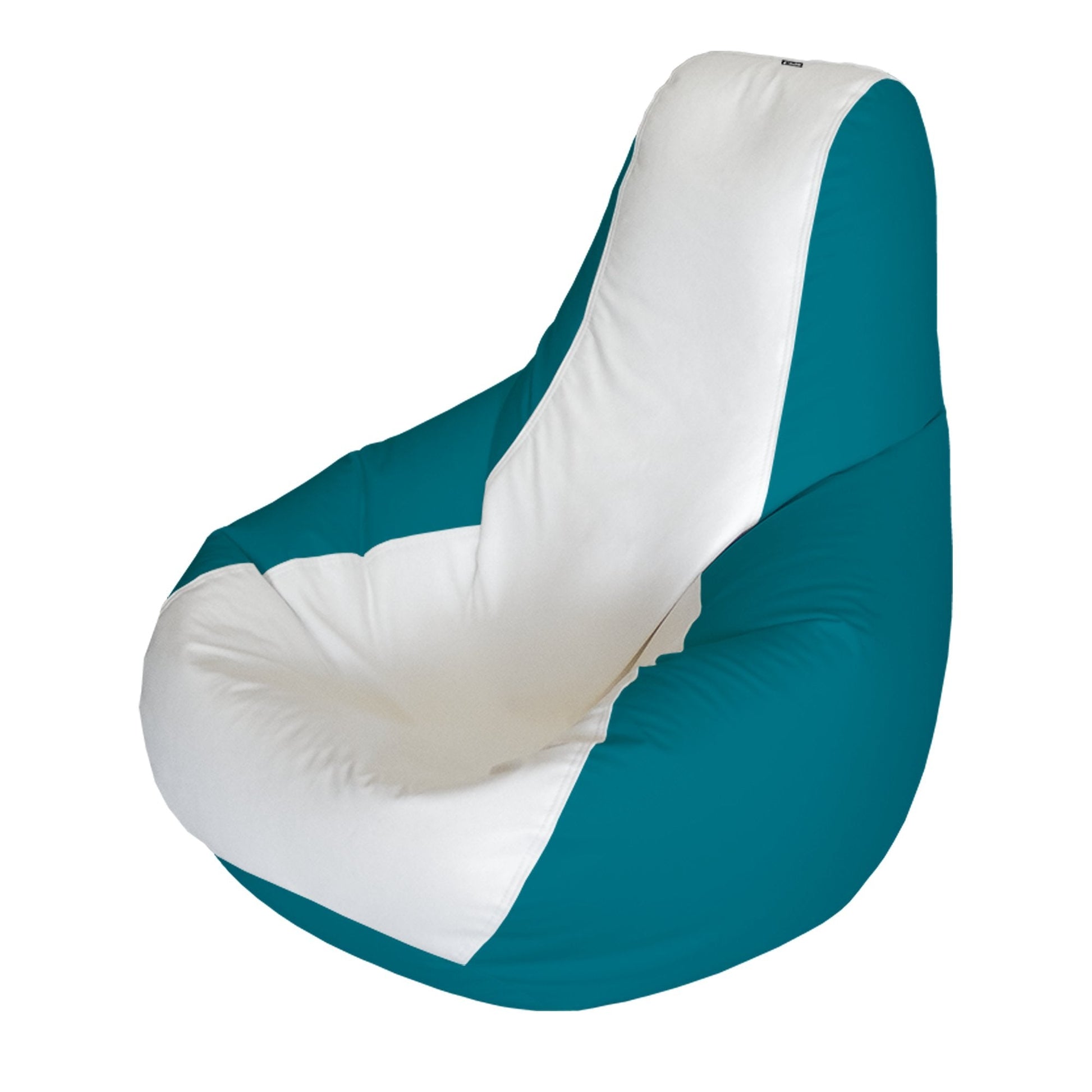 E - SeaRider Teardrop Marine Bean Bag - E - SeaRider MTL - White - Teal - SS