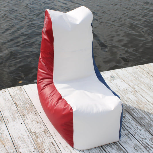 Patriot Wedge Marine Bean Bag - E - SeaRider SW - Red/White/Blue